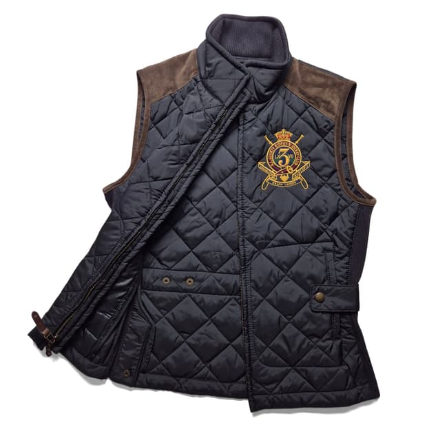 [S] 폴로 랄프로렌 크레스트로고 퀄팅조끼집업