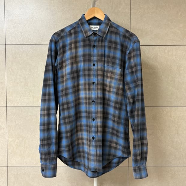 생로랑 플란넬 셔츠