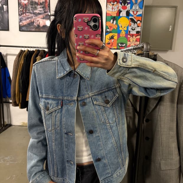 리바이스 레드텝 청자켓