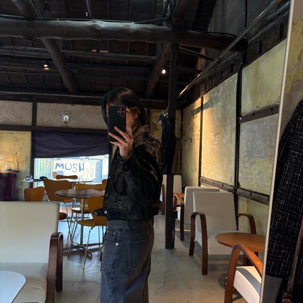 MNG 리얼 송치가죽 재킷