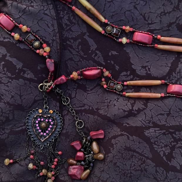 빈티지 오리엔탈 허리체인 벨트