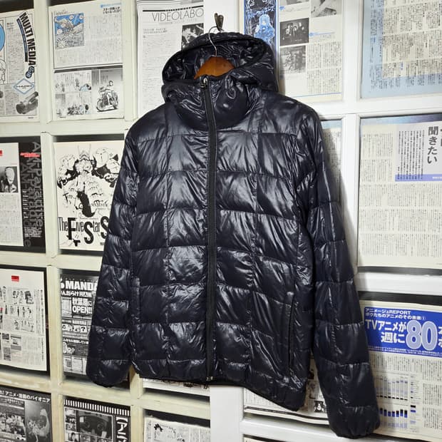 JPN 캠프 세븐 덕다운 후드 경량 패딩