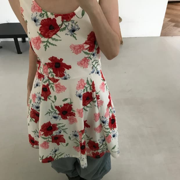 vintage pattern one-piece