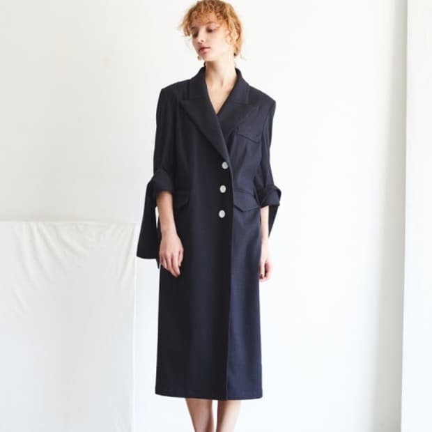 에콘 자켓형 원피스