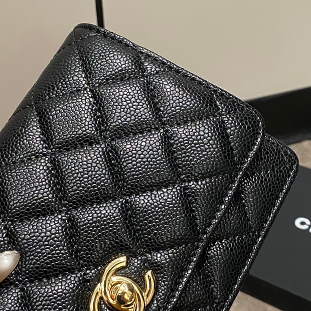 샤넬 클래식 WOC 체인지갑 금장 미니백