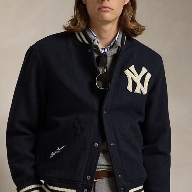 폴로 랄프로렌 양키스 울 바시티 자켓 M