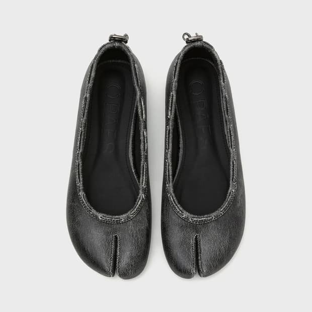 페이즈 레더 스트링 플랫