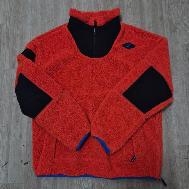 머렐 패치로고 뽀글이 후리스 자켓 L(100)