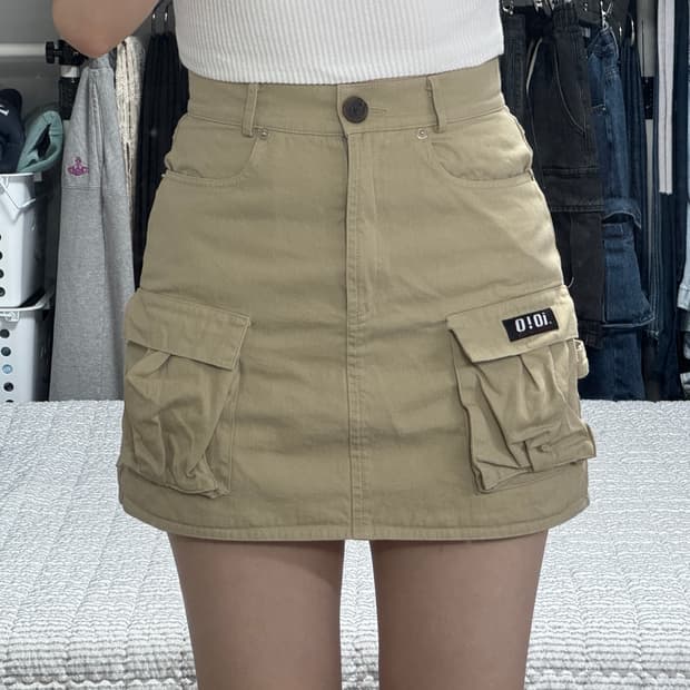 오아이오아이 oioi 5252 카고 치마