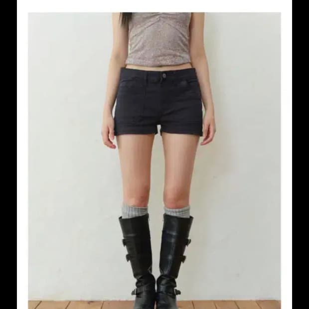 애즈온 SAND LOW SHORT PANTS 샌드 로우 숏팬츠 다크네이비