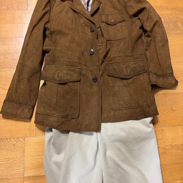 닥스 천연가죽 블레이저