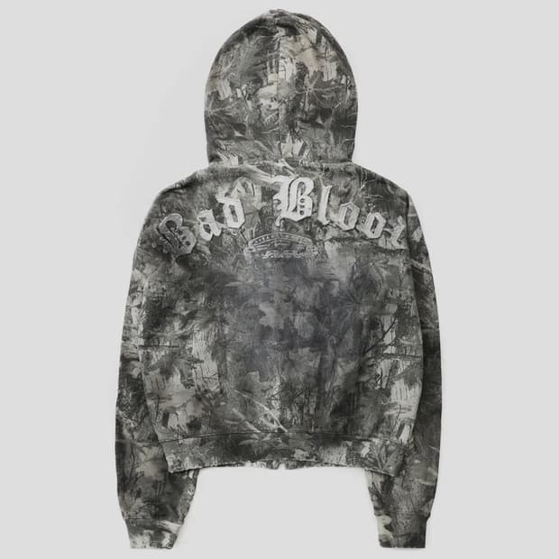 배드블러드 라이온 패치 후드 집업 - 라이트리얼트리