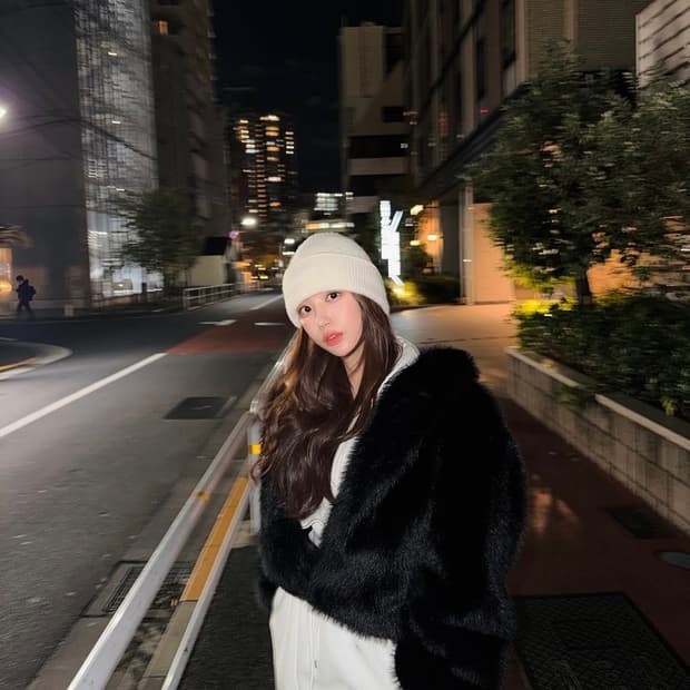 [새상품]페이우 폭스 퍼자켓 블랙 fayewoo gliss fox fur