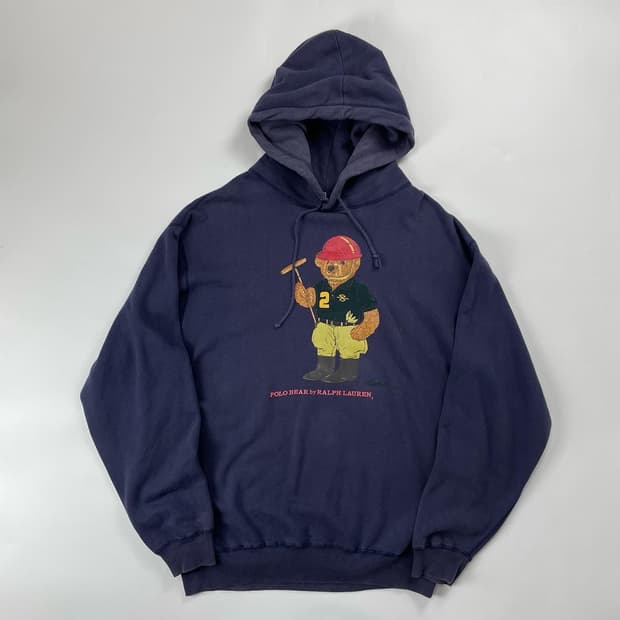 90s 폴로베어 스웻후드