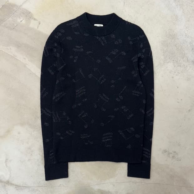 [M] AW16 ‘Music Note‘ Saint Laurent Knit