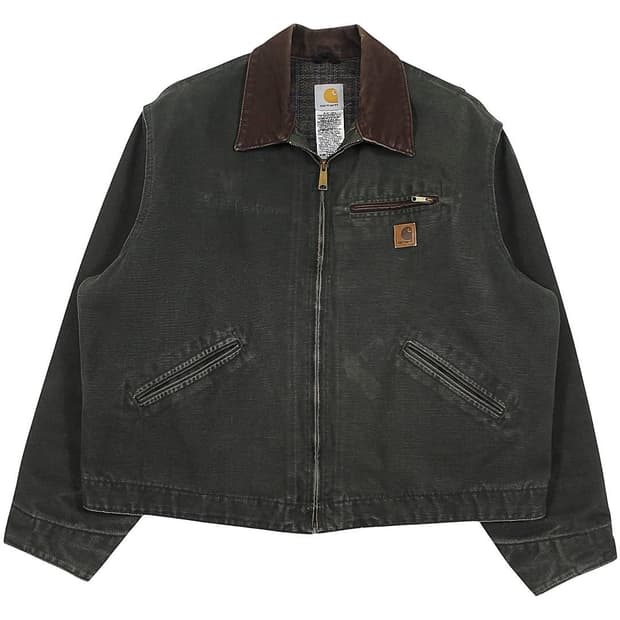 2008 칼하트 J97 MOS 모스 그린 디트로이트 자켓 빈티지