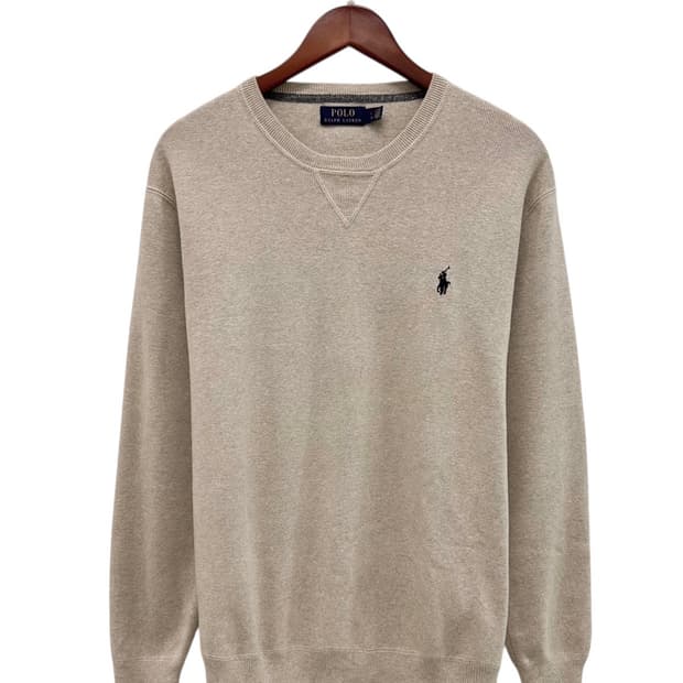 폴로 니트 롱슬리브 오트밀베이지 (L~XL)