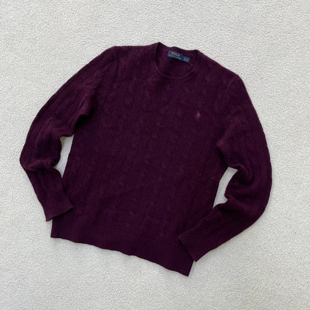 S 폴로랄프로렌 케이블 니트 0415M