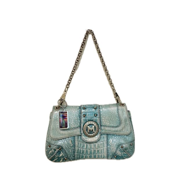 Metrocity Croco-Embossed Shoulder Bag