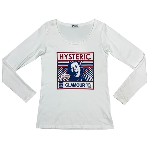 히스테릭 글래머 히스걸 롱슬리브 티셔츠