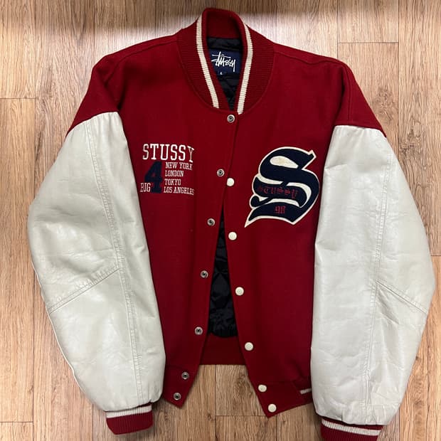 stussy big4 varsity jacket