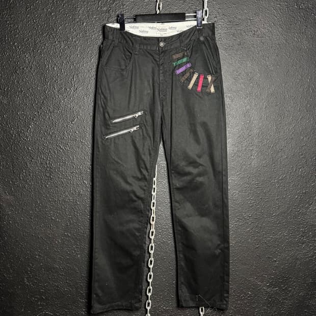Multi Loop Zip Pants