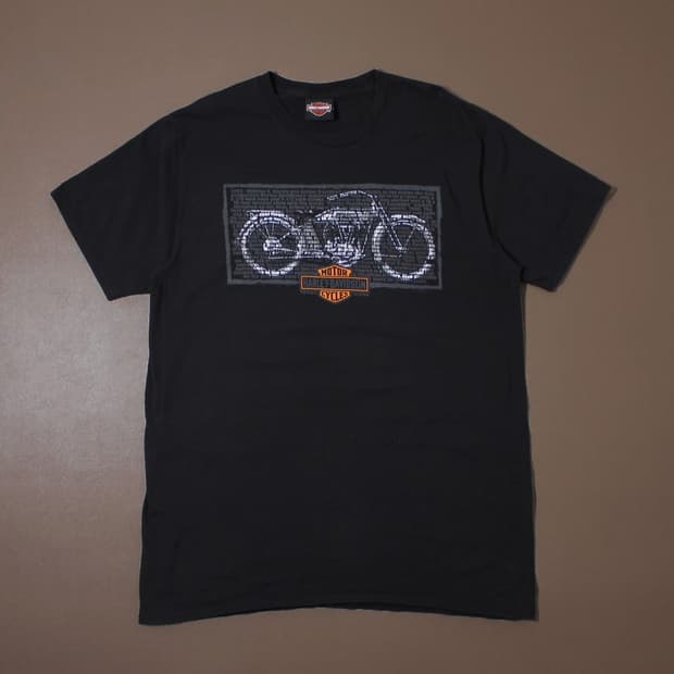 Harley-Davidson 할리 데이비슨 클래식 바이크 그래픽 반팔