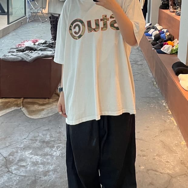 스투시 Stu C. 카모 반팔 H682