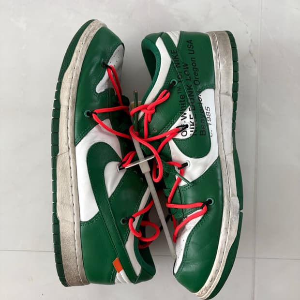 나이키 오프화이트 덩크 그린