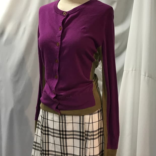 비비안웨스트우드 퍼플 가디건