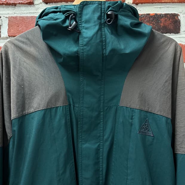 (해외M)90s 나이키 ACG 폴리쉘 마운틴 자켓 딥그린