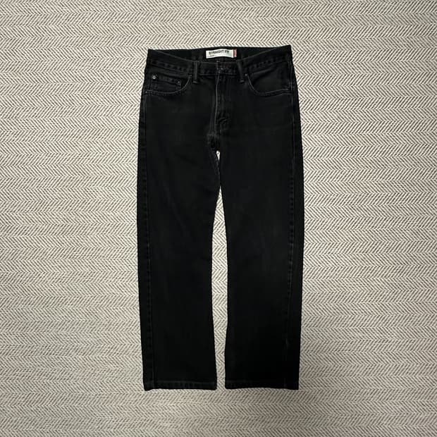 LEVI'S 505 black denim pants