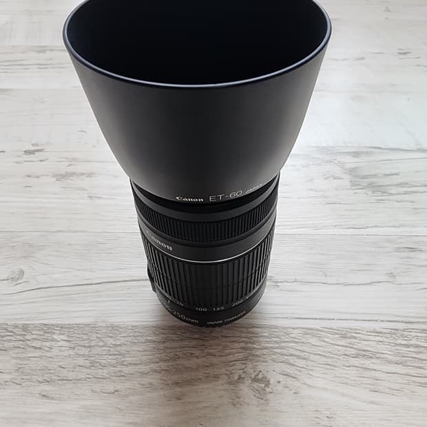 Canon 캐논 EFS 55-250 f4~5.6 IS II 망원 줌렌즈.