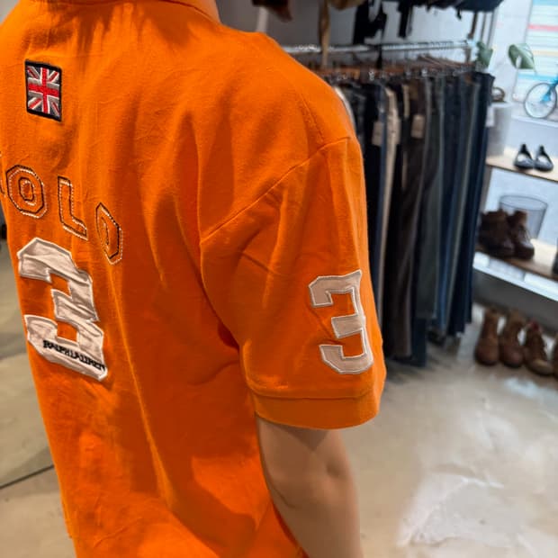 Polo Ralph Lauren 넘버링 카라 티셔츠 S