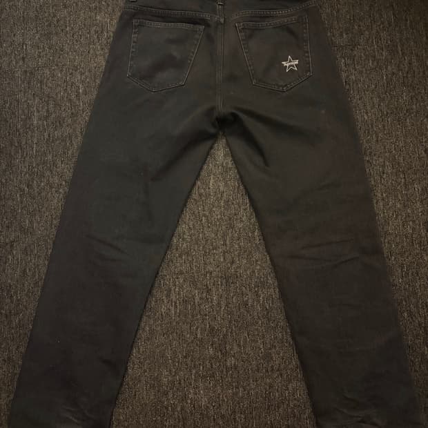 슈프림 레귤러 진 블랙 30