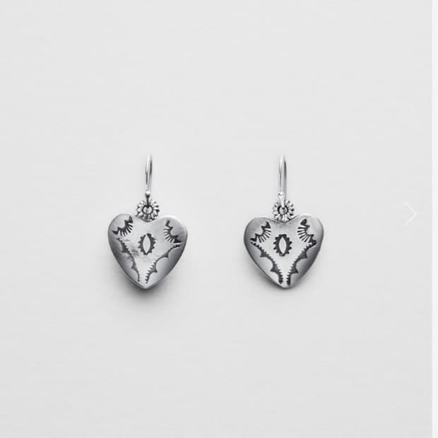 얼바닉30 Indian heart earrings 인디언 하트 이어링