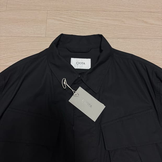 시오타 퍼티그 자켓 블랙 5