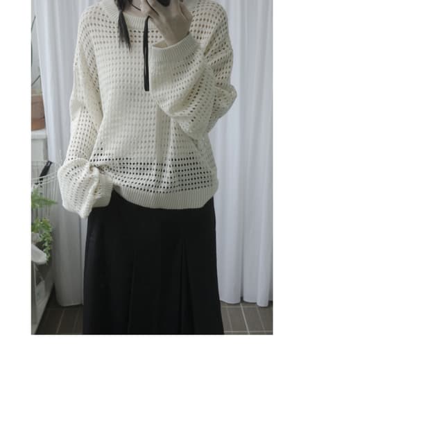 Square hole knit