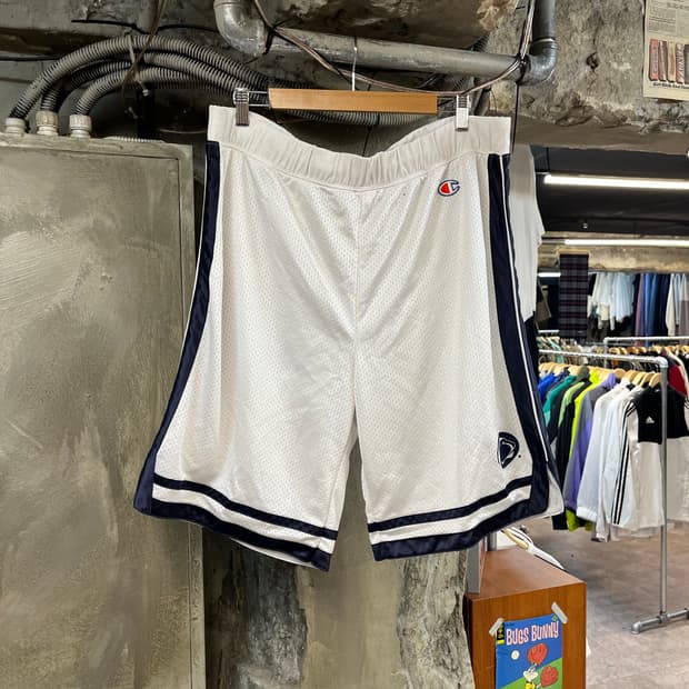 챔피온 농구 하프 팬츠 화이트 L #csz2889 