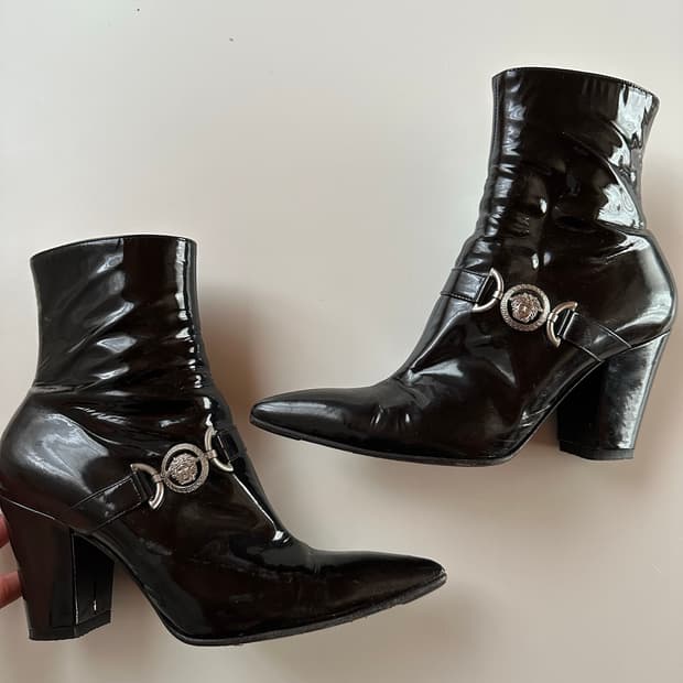 지아니 베르사체 아카이브 부츠 페이던트 부츠 