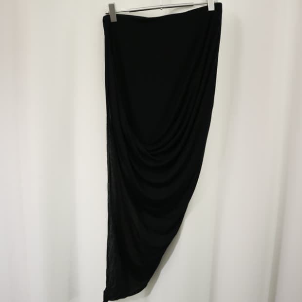 Helmut Lang drape skirt