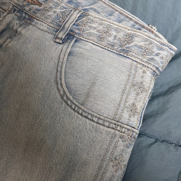 (강추) ZARA 플라워 데님