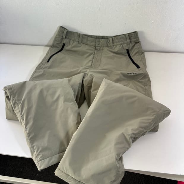 M 아이더 딥베이지 레귤러핏 등산 패딩팬츠