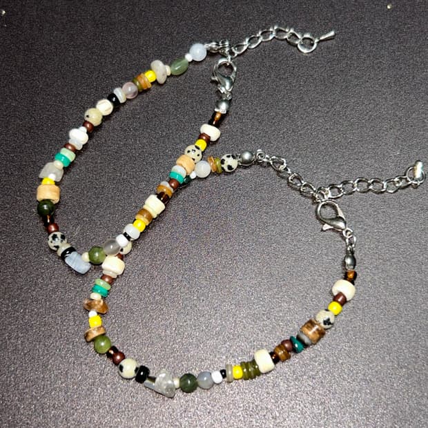 빈티지 비즈 팔찌 / Y bracelet
