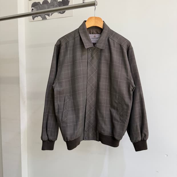 빈티지 PLUM FIELD (Made in Japan) 글렌체크 자켓 