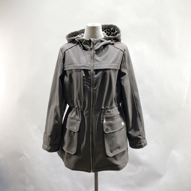 LBL 여성 후드 레오파드안감 야상점퍼 66 