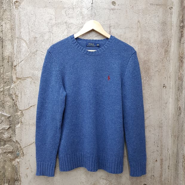 폴로 랄프로렌 라운드넥 울앙고라 니트 S사이즈 