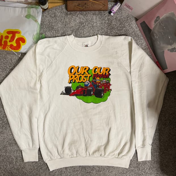 80s 프룻오브더룸 래글런 스웻셔츠