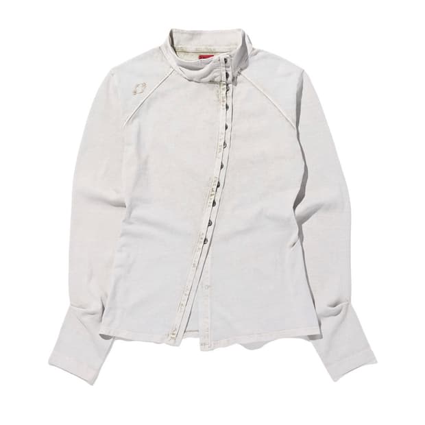 미스치프 워시드 저지 셔츠 라이트 베이지 M