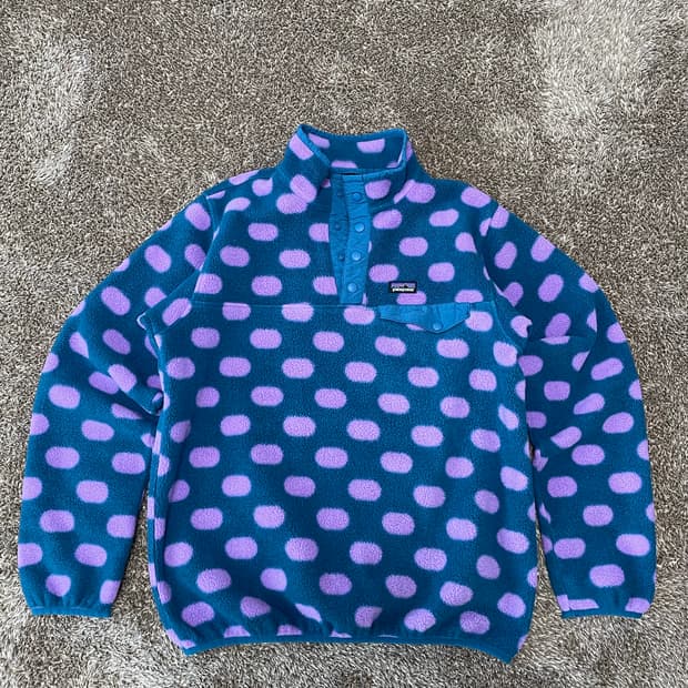 Patagonia synchilla 빈티지 신칠라 폴카닷 땡땡이